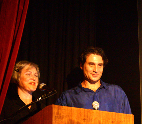 Julia Sweeney and Paul Provenza