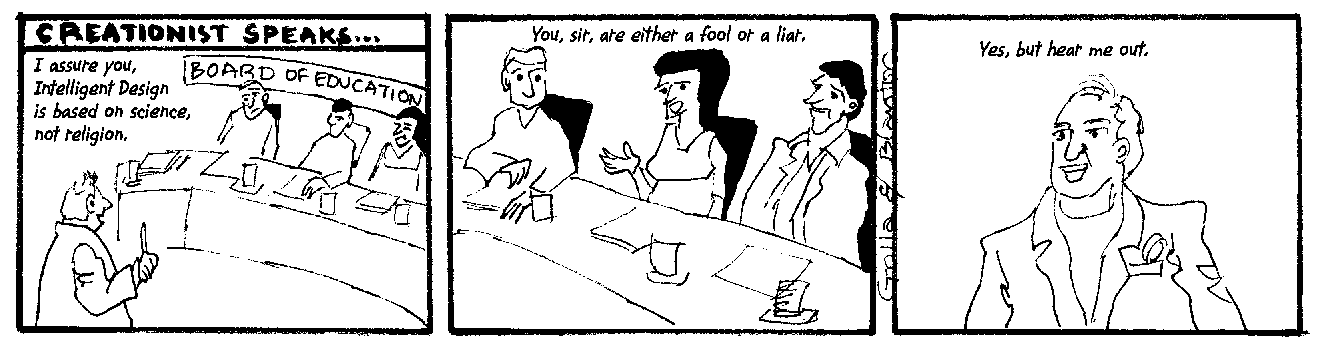 Creationists liars fools
